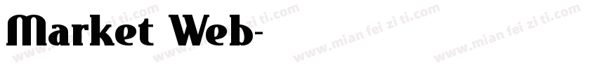Market Web字体转换